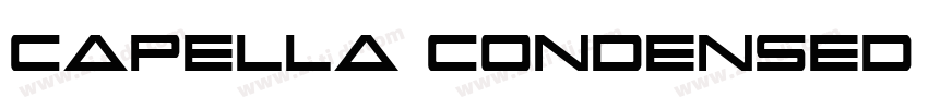 Capella Condensed Bo字体转换